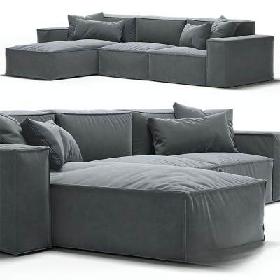 现代布艺多人沙发-50